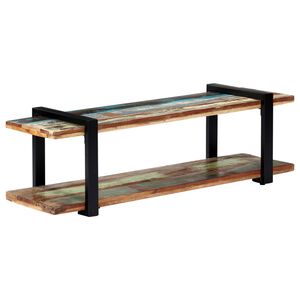vidaXL t&ouml;m&ouml;r &uacute;jrahasznos&iacute;tott fa TV szekr&eacute;ny 130 x 40 x 40 cm