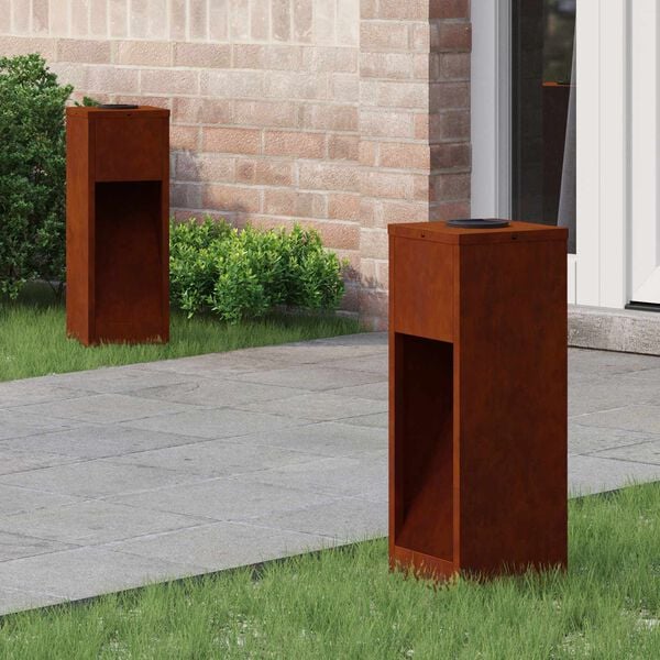 vidaXL Napelemes LED &Uacute;tjelző L&aacute;mpa 2 pcs Bronz Időj&aacute;r&aacute;s&aacute;ll&oacute; ac&eacute;l