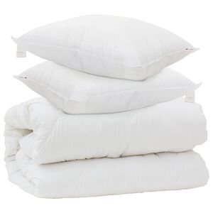 vidaXL Takar&oacute; p&aacute;rn&aacute;kkal p&aacute;rn&aacute;val 3 pcs Feh&eacute;r Mikrosz&aacute;l