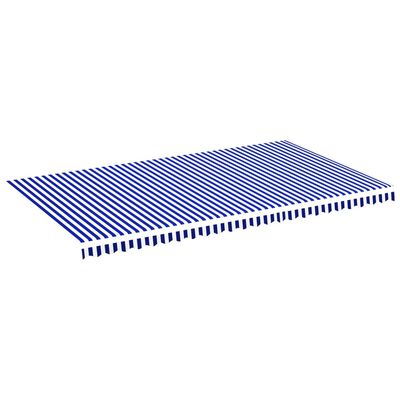 vidaXL kék és fehér csere napellenző ponyva 6 x 3,5 m