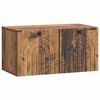 vidaXL Fali TV szekr&eacute;ny Antik Fa 59,5 x 31 x 30 cm Szerelt Fa