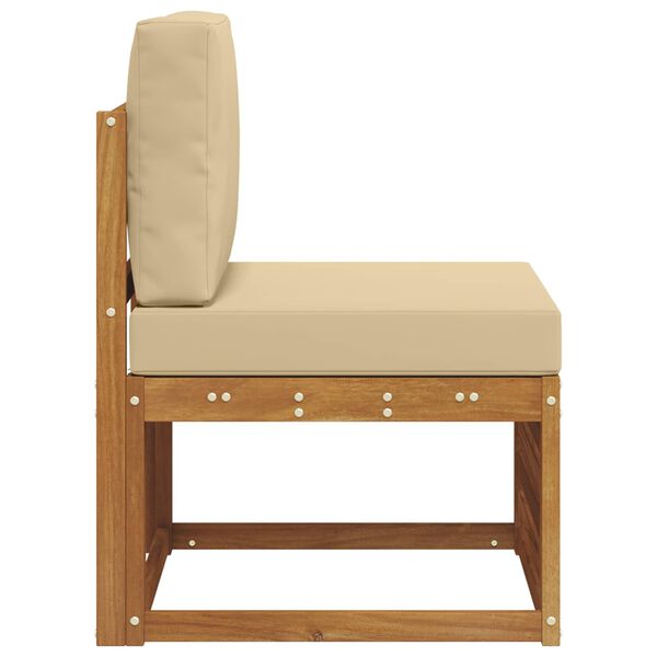 vidaXL K&uuml;lt&eacute;ri k&ouml;z&eacute;pső kanap&eacute; T&ouml;m&ouml;r Ak&aacute;cfa Term&eacute;szetes