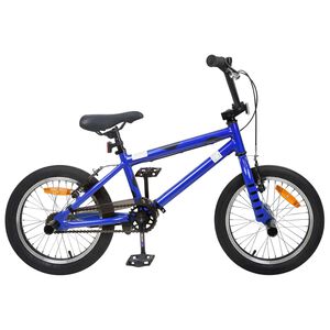 vidaXL BMX Bicikli 16 H&uuml;velyk 5-8 &eacute;ves korig val&oacute; S&ouml;t&eacute;t k&eacute;k