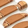 vidaXL 15 db bézs öntapadó lépcsőszőnyeg 65 x 21 x 4 cm
