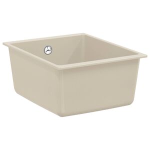 vidaXL Mosogat&oacute; 80% Kvarc &eacute;s 20% Gyanta 370 x 460 mm B&eacute;zs