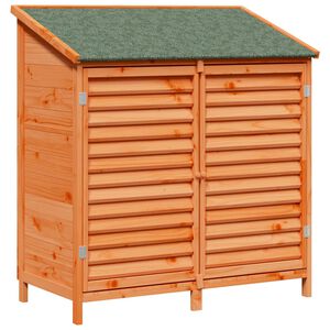 vidaXL Kerti Szerkezet Barna 106 x 56 x 113,5 cm Szil&aacute;rd fenyőfa