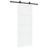 vidaXL Cs&uacute;sz&oacute; ajt&oacute; ORKDAL Feh&eacute;r 83 x 202 cm T&ouml;m&ouml;r Fenyőfa