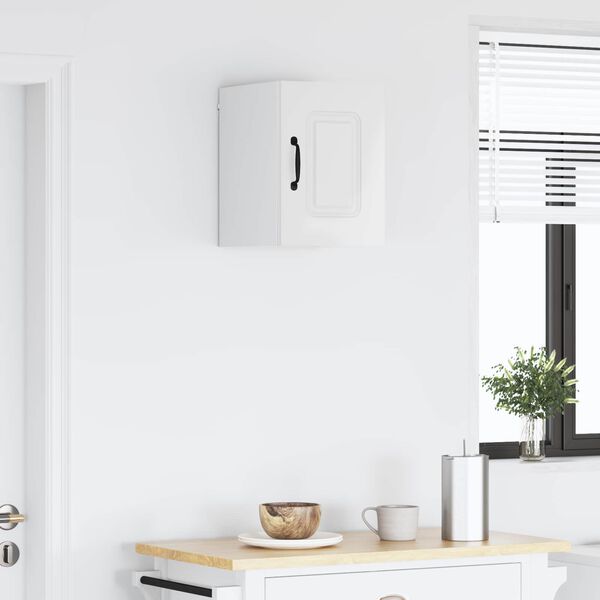 vidaXL Konyhaszekr&eacute;ny t&aacute;rol&oacute;val Kalmar Feh&eacute;r 30 x 31 x 40 cm Faanyag