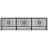 vidaXL szürke sonoma színű szerelt fa és fém TV-szekrény 150x35x41 cm