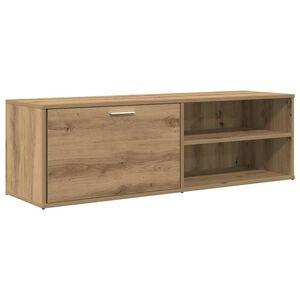 vidaXL TV szekr&eacute;ny Artisan t&ouml;lgy 120x34x37 cm Műanyag fa