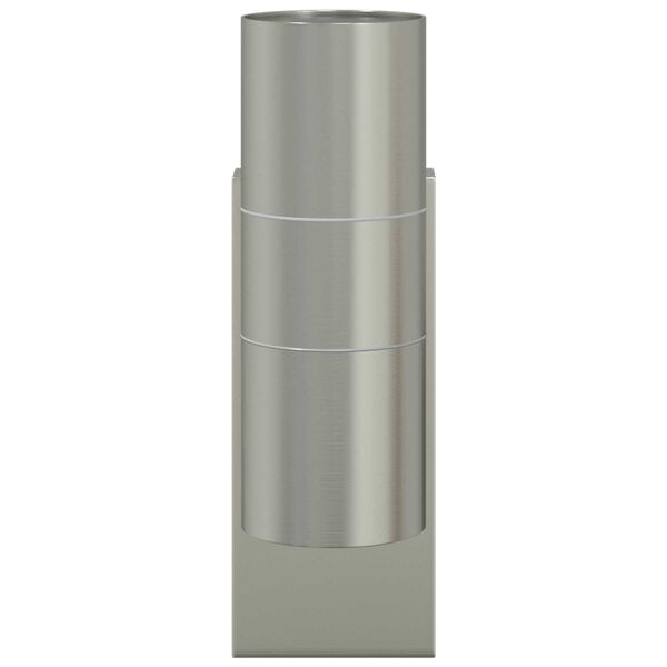 vidaXL Kültéri Fali Lámpa Ezüst 7 x 10 x 22 cm Rozsdamentes acél