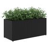 vidaXL 2 db fekete polyrattan kerti &uuml;ltetől&aacute;da 2 cser&eacute;ppel 72x30x32 cm