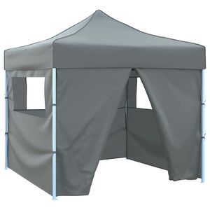 vidaXL Partys&aacute;tor 291 x 291 x 315 cm Antracitsz&uuml;rke Oxford Sz&ouml;vet