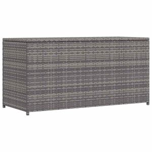 vidaXL sz&uuml;rke polyrattan kerti t&aacute;rol&oacute;l&aacute;da 120 x 50 x 60 cm