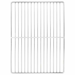 vidaXL Grill r&aacute;cs 40 x 30 cm Rozsdamentes Ac&eacute;l Ez&uuml;st