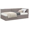 vidaXL Sarok &Aacute;gykeret Matraccal 2 db T&oacute;psz&iacute;nű 90 x 190 cm B&aacute;rsony