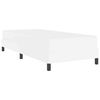 vidaXL Ágykeret matracmal Tiszta Fehér 80 x 200 cm szövet