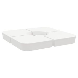 vidaXL 4 db napernyő alapk&eacute;szlet kereszt&aacute;llv&aacute;ny napernyőh&ouml;z 100 kg PP