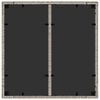 vidaXL világosszürke polyrattan üveglapos kerti asztal 90 x 90 x 75 cm