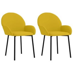 vidaXL 2 db s&aacute;rga b&aacute;rsony &eacute;tkezősz&eacute;k
