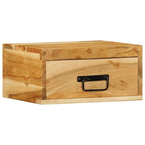 vidaXL 2 db t&ouml;m&ouml;r ak&aacute;cfa falra szerelhető &eacute;jjeliszekr&eacute;ny