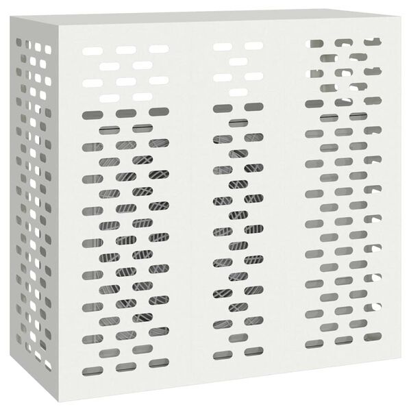 vidaXL L&eacute;gkondicion&aacute;l&oacute; Takar&oacute; Feh&eacute;r 110 x 50 x 105 cm Ac&eacute;l