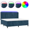 vidaXL s&ouml;t&eacute;tk&eacute;k b&aacute;rsony rug&oacute;s &eacute;s LED-es &aacute;gy matraccal 200x200 cm