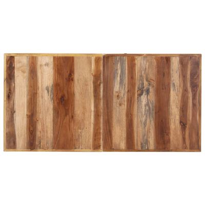 vidaXL tömör fa étkezőasztal mézszínű felülettel 140 x 70 x 75 cm