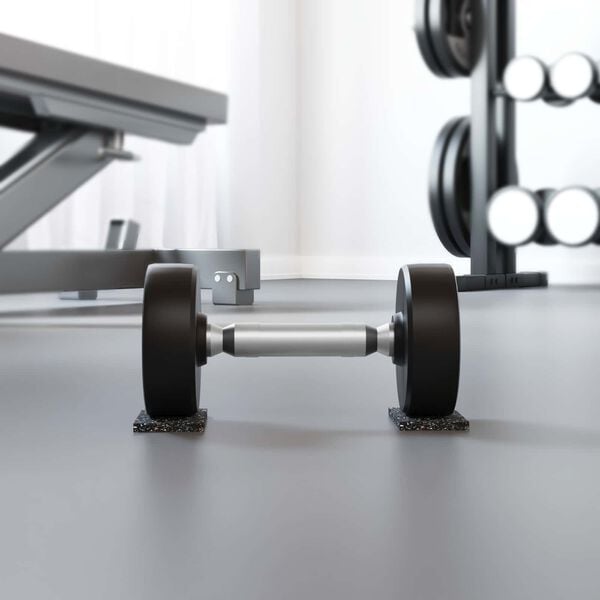 vidaXL Gumi Henger Fekete Gumi