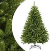vidaXL Műanyag Hajtogat&oacute;s Kar&aacute;csonyfa 120 cm PVC Vil&aacute;gos z&ouml;ld