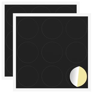 vidaXL &Ouml;ntapad&oacute; csavar bor&iacute;t&oacute; 2 pcs Fekete &Oslash; 20 x 0,5 mm