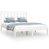vidaXL King Size feh&eacute;r t&ouml;m&ouml;r fa &aacute;gykeret 150 x 200 cm