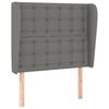 vidaXL s&ouml;t&eacute;tsz&uuml;rke sz&ouml;vet fejt&aacute;mla sz&aacute;rnyakkal 83 x 23 x 118/128 cm