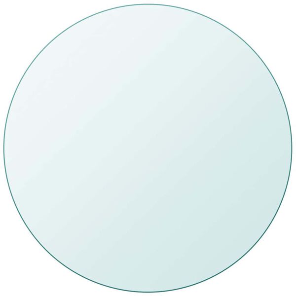 vidaXL edzett &uuml;veg asztallap kerek 500 mm