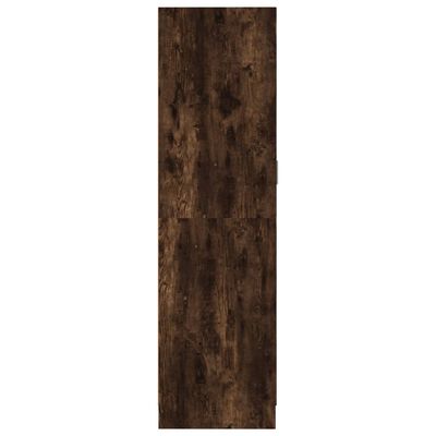 vidaXL füstös tölgy színű szerelt fa ruhásszekrény 82,5x51,5x180 cm