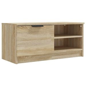 vidaXL sonoma-t&ouml;lgysz&iacute;nű szerelt fa fali TV-szekr&eacute;ny 80x35x36,5 cm