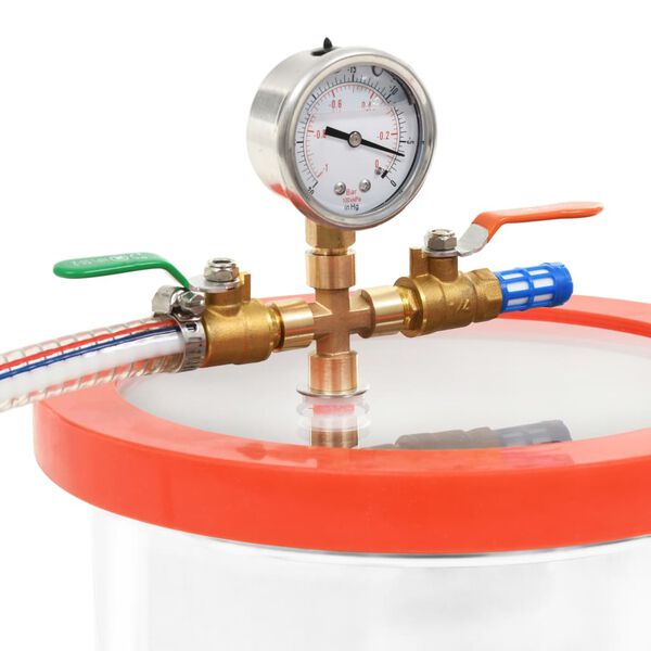 vidaXL rozsdamentes acél vákuumkamra 11,42 l