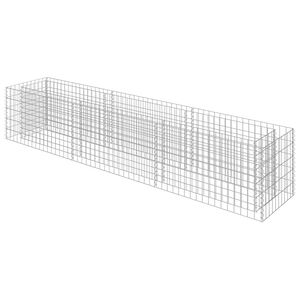 vidaXL horganyzott ac&eacute;l gabion magas&aacute;gy&aacute;s 270 x 50 x 50 cm