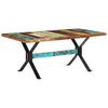 vidaXL t&ouml;m&ouml;r &uacute;jrahasznos&iacute;tott fa &eacute;tkezőasztal 180 x 90 x 76 cm