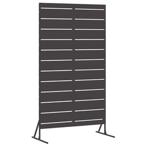 vidaXL Mag&aacute;nszf&eacute;ra K&eacute;pernyő 100 x 50 x 180 cm Ac&eacute;l Fekete