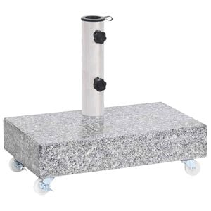 vidaXL vil&aacute;gossz&uuml;rke gr&aacute;nit napernyőtalp 45 x 25 x 8,3 cm