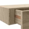 vidaXL tölgyszínű MDF falra szerelhető fiókos polc 40 x 23,5 x 10 cm