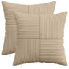 vidaXL P&aacute;rna huzat 2 pcs ALMELO T&oacute;psz&iacute;nű 40 x 40 cm cord