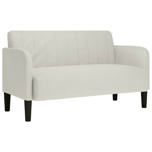 vidaXL kr&eacute;m b&aacute;rsony loveseat kanap&eacute; 109 cm