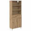 vidaXL Magasfi&uacute; Artisan t&ouml;lgy 69,5 x 34 x 180 cm Faanyag