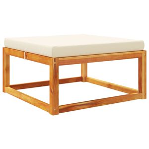 vidaXL t&ouml;m&ouml;r ak&aacute;cfa kerti l&aacute;bzs&aacute;moly p&aacute;rn&aacute;val 65 x 65 x 29 cm