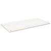 vidaXL feh&eacute;r t&ouml;m&ouml;r fenyőfa asztallap 110 x 55 x 2,5 cm