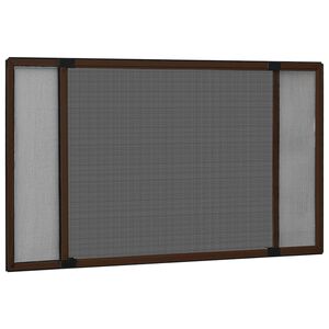 vidaXL barna leh&uacute;zhat&oacute; ablaksz&uacute;nyogh&aacute;l&oacute; 70 x 150 cm