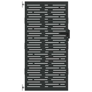 vidaXL n&eacute;gysz&ouml;gmint&aacute;s corten ac&eacute;l kerti kapu 85 x 200 cm