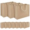 vidaXL Juta t&aacute;sk&aacute;k 10 pcs Term&eacute;szetes 42 x 33 x 19 cm 100% Tossa juta